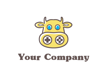gaming controls on cow nose