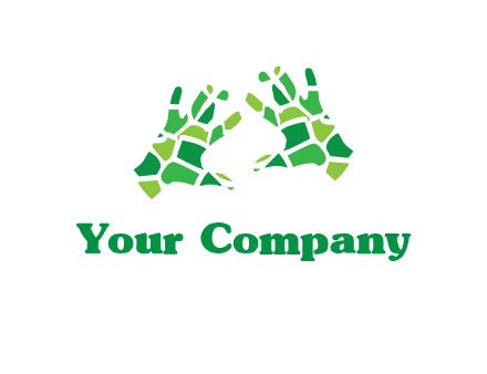 mosaic hands logo