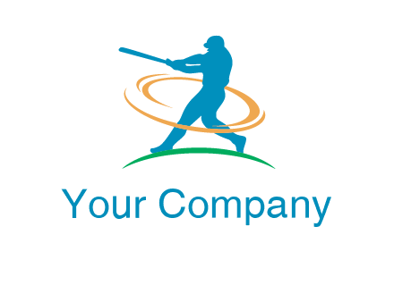 batsman sports logo