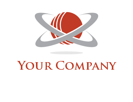 cricket ball with swoosh sports logo